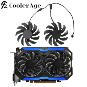 I78MM T128010Quạt làm mát SM PLD08010S12H GTX960 12V 3Pin 2Pin GV-N960OC Dành cho quạt làm mát Card đồ họa Gigabyte GTX 960 *