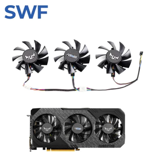 Quạt làm mát i-75MM FD8015U12D FD8015U12S cho ASUS GTX 1660 SUPER Ti RX 5700 XT TUF X3 OC Quạt Card đồ họa PLA08015S12HH T128015SU- *