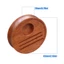 SUIT Tiết Kiệm Không Gian Đế Phụ Kiện Espresso 65 Mm Sapele Đứng Cho 51mm Đến 58mm Màn Hình Lọc Bụi Gia Đình Cà Phê Statio