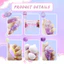 HT3 6 Cái / bộ Squishy Đồ Chơi Hộp Mù Bộ Thạch Tăng Chậm Popsicle Kem Trứng Giảm Căng Thẳng Đồ Chơi TH3