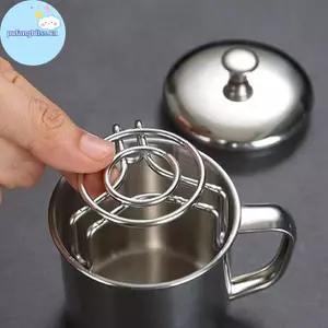 Pufangbliss 2 Chiếc Thép Không Gỉ Mini Hấp Ra Có Thể Điều Chỉnh Chiều Cao Và Chân Nhỏ Để Nấu Ăn Tiện Lợi VN