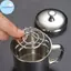 Pufangbliss 2 Chiếc Thép Không Gỉ Mini Hấp Ra Có Thể Điều Chỉnh Chiều Cao Và Chân Nhỏ Để Nấu Ăn Tiện Lợi VN