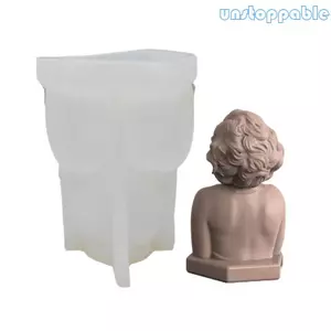 Unstop * Thanh Lịch Marylin Monroe Hình Khuôn Trang Trí Khuôn Silicon Chất Liệu DIY Khuôn Hoàn Hảo Cho DIY Trang Trí Nhà