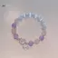 JULYHOT Ánh Trăng Pha Lê Nơ Đính Hạt Vòng Tay Nhẹ Sang Trọng Đàn Hồi Vòng Tay Cho Bé Gái Phụ Kiện Trang Sức Quà Tặng Massivedeals