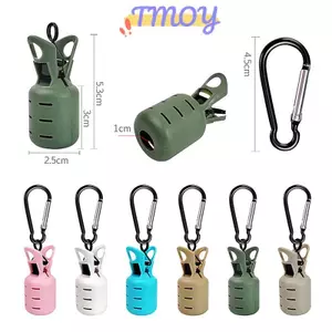 TMOY Mực Jig Mồi Bảo Vệ Bộ 6 Webfoot Bạch Tuộc Egi Móc Bao Da Mực Ô Mồi Mũ Với Carabiner Câu Cá TMOY