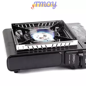TMOY Bếp Gas ngoài trời Màn hình gió Tấm chắn gió có thể gập lại Màn hình đầu đốt bằng thép không gỉ TMOY