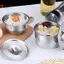 Bát cơm bằng thép không gỉ có nắp Bát súp Bát cơm hấp chống bỏng cho trẻ em Bát nhỏ Ẩm thực Hàn Quốc Dụng cụ nhà bếp VN