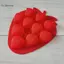 GCDHome Dâu Đá Khay Dâu Khuôn Silicon Cho Sô Cô La Kẹo Bánh Cupcake Xà Phòng Nướng Jello Cookie Sáp Crayon Nóng chảy HOT