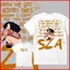 Album cao cấp SZA LANA thiết kế vui nhộn Áo thun in hình lớn tay ngắn SOS