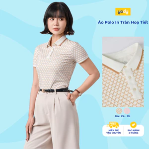 Áo Polo Nữ Yody In Tràn Hoạ Tiết WCPO26A009