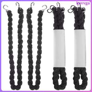 6 Chiếc Dây Đeo Dây Đeo Chân Đi Bộ Đường Dài Legging Dây Chạy Boot Dây 9.50X0.80X0.80CM Đen kevga