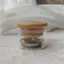 VFZ Crystal Glass Powder Liquid Wash Pen Nail Cup Liquid Crystal Cup Dụng cụ làm móng có nắp lưới thép không gỉ Louislifecool