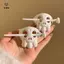Ngộ nghĩnh Ma Đầu Lâu Tóc Stis Skeleton Kẹp Tóc Nữ Kẹp Tóc Mũ Phụ Kiện Phụ Kiện Tóc [Mina]
