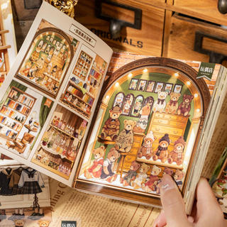 ENWEI 24 Chiếc [Dòng Stocking] Nhãn Dán Phong Cảnh Anh Giấc Mơ Cũ Mỹ Trang Viên Phong Cách Vintage Tạp Chí Trang Trí Văn Phòng Phẩm