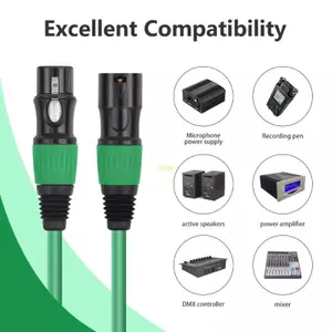 Btsg 3Pin Micro Nam Đến Nữ Nối Dài Dây Cáp Chống nhiễu Thiết Kế Dây Nhiều Chiều Dài