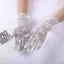 MAKY Nữ Vintage Sheer Găng Tay Ren Ngắn Găng Tay Cưới Derby Tiệc Trà Chiều Dài Cổ Tay Găng Tay Hoa Cho Bữa Tối Lạ Mắt Trang Phục Phụ Kiện Găng Tay VN