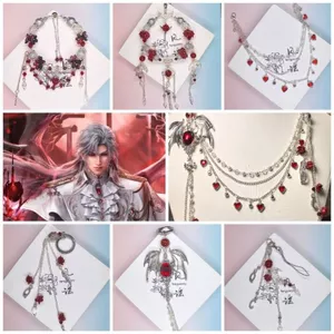 Qin Che Vòng Tay Chính Hãng Tình Yêu Và Không Gian Sâu Đau Túi Treo Dây Xích Điện Thoại Di Động Túi Treo Móc Khóa Cánh Bạc Quỷ Hàng Hóa S7.2