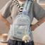 SQ11 Mặt dây chuyền miễn phí Polka Dot Schoolbag dành cho học sinh Ba lô đi làm đa năng dung tích lớn đa năng