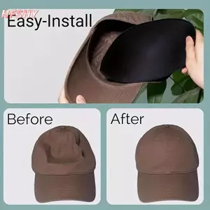 HFSHY Có Thể Điều Chỉnh Mũ Bên Trong Hỗ Trợ Cotton Pad Chống Biến Dạng Mũ Bóng Chày Tấm Che Chèn Cong Hình Vành Giữ Tấm Lót Chống VN