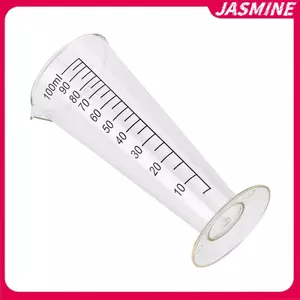 Cốc đo Acrylic cao cấp thực phẩm JASMINE 100ml có cân - Không chứa BPA, Hoàn hảo để sử dụng nhà bếp & nhà hàng JASMINE