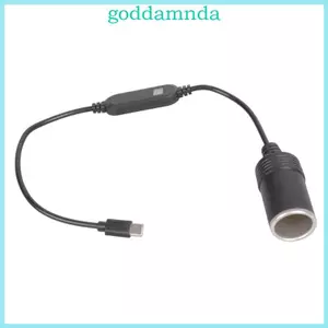 Bộ chuyển đổi ổ cắm nhẹ GODD Universal 12V Type C sang 12V để cấp nguồn