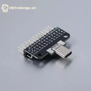 GE Type-C Bảng thử nghiệm Chèn hai mặt USB 3.1 Bộ chuyển đổi đầu nữ có chốt hàng để gỡ lỗi mạch DIY VN