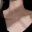 PNPIA- Cỏ Ba Lá Bốn Lá Lu Lá Áo Len Chokers Nelace Pha Lê Zircon Mặt Dây Chuyền Dây Chuyền Nelace Cho Nữ Trang Sức