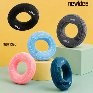 Dụng cụ tăng cường tay NEWIDEA, Dụng cụ cầm ngón tay silicon cường độ đôi Unisex, Thiết kế tiện dụng cầm tay Vòng tập vòng tròn dành cho người lớn