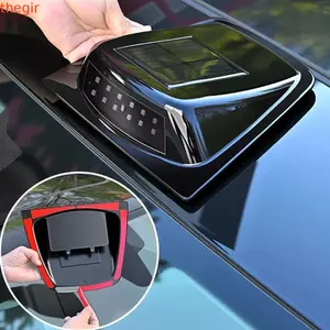 THEGIRL8B Đèn ô tô chạy bằng năng lượng mặt trời, Hạt LED sáng Lắp đặt chất kết dính đơn giản Đèn cảnh báo LED, Đèn nhấp nháy mềm Thiết kế đa năng Thiết kế sạc năng lượng mặt trời Đèn trang trí tự động