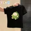 Áo thun ngắn tay cho trẻ em Cool Lemon Print Kính râm hàng đầu Đồ họa mùa hè mặc thường ngày