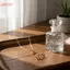HFSHY 1 / 2 Chiếc Đỏ Lựu Kim Cương Giả Bộ Trang Sức Lấp Lánh Bông Tai Nelace Cho Nữ Tiệc Cưới Ngày Tặng VN