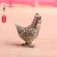 GE Đồng Chắc Chắn Hen Tượng Nhỏ Để Bàn Đồ Trang Trí Vintage Cung Hoàng Đạo Động Vật Các Bức Tượng Mẫu Luy Trang Trí Nhà Cửa Thủ Công Phụ Kiện VN