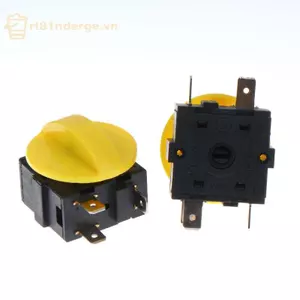 GE 1 / 3 / 5 Cái 2 / 3 / 4 Vị Trí 3Pin 5Pin Công Tắc Xoay Điện Phòng Nóng Bánh Răng Núm Công Tắc Chọn AC 250V 16A Tản Nhiệt VN