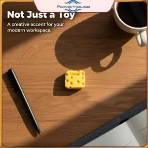 POWER Poet Size Cheese Slider Fidget Toy Smooth Spin Flip Bền dành cho người lớn Đồ chơi giảm lo âu để tặng quà.