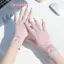 Găng Tay Chống UV Móng Tay 1 Đôi, Bảo Vệ Tia UV, Dụng Cụ Làm Móng Nghệ Thuật, Đèn Sấy LED, Không Ngón, Thương Hiệu yuzhoun