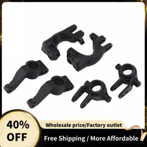 6 Chiếc Phía Trước Vô Lăng Khối Caster Phía Sau Stub Trục Cho VXL Sở Thích 9EMO 1 / 10 RC Xe Phụ Tùng
