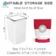 2 Hộp Bảo Quản Thực Phẩm Lớn Có Nắp Kín Hơi 6.5L, Dùng Cho Bột, Đường, Cung Cấp Nướng Bánh Và Bảo Quản Thực Phẩm Khô