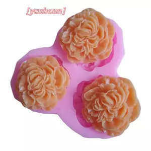 Khuôn Làm Bánh Hoa 3D Hoa Mẫu Đơn Khuôn Silicon Bánh Kẹo Khuôn Nướng Bánh Sô Cô La Đá Khuôn Nhà Bếp Món Tráng Miệng Dụng Cụ Nướng Bánh