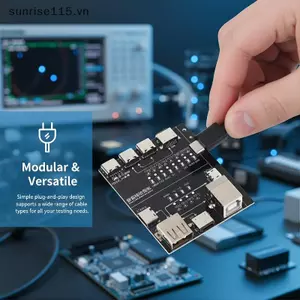 Mô-đun kiểm tra cáp SRVN T5 Giao diện chức năng kiểm tra liên tục Dây đa chức năng cho thợ điện và công việc lắp ráp sở thích.
