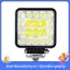 Đèn LED làm việc máy xúc chịu động đất 60W 6500K chống nước địa hình Xe nông nghiệp Đèn chiếu sáng