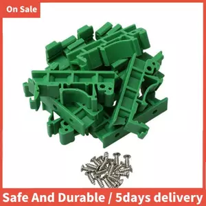 20 Chiếc DRG-01 PCB Cho DIN 35 Đường Sắt Gắn Hỗ Trợ Adapter Bảng Mạch Giá Đỡ Tàu Sân Bay Kẹp Kết Nối
