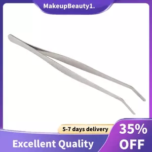 Nhíp kẹp trà đạo Kongfu kim loại tông màu bạc dài 7.4 "
