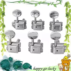 Bộ điều chỉnh đàn Guitar điện cổ điển Đầu máy bạc 6 trong dòng 6R Bộ chốt phím điều chỉnh