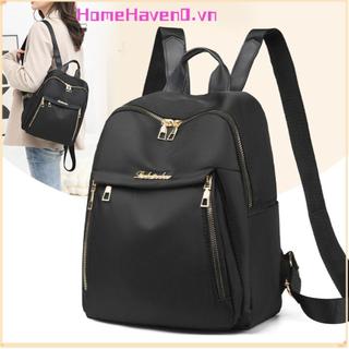 Ba lô nữ HOMEHAVEN, Túi du lịch sức chứa lớn, Túi xách đơn giản màu đen