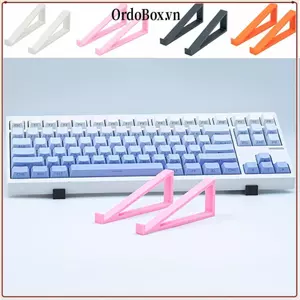 ORDOBOX 1 Cặp Bàn Phím Nâng Chân Đế, Nâng Góc Bàn Phím Phụ Kiện Bàn Phím Máy Tính Nâng, Giá Đỡ Màn Hình Di Động Bằng Nhựa