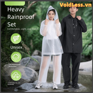 Bộ áo mưa VOIDLESS chống gió, điều chỉnh phù hợp cho hoạt động ngoài trời
