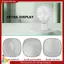Bọt Mannequin Tóc Giả Đầu Hiển Thị Mũ Tóc Giả Giá Đỡ Đầu Bọt Trắng