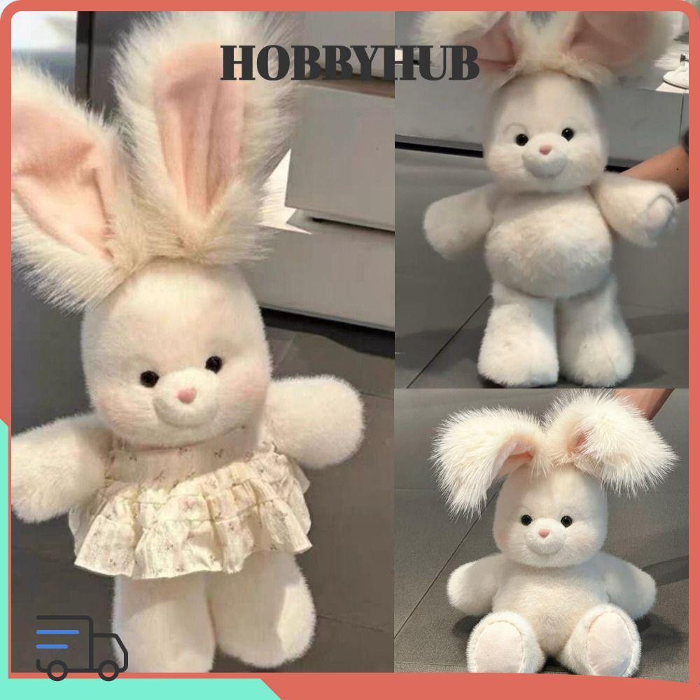 Gối nhồi bông hình thỏ HOBBYHUB Thiết kế 17,7 inch
