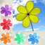 <cosyh>Flower Windmill Spinner Baby Rooms Balcony Camping Colorful Garden Ornaments