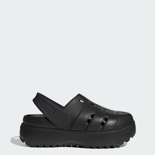 adidas Bơi lội & Phong cách sống Dép đế cao Adilette Nữ Đen JP9577